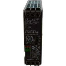 IDEC PS6R-F24 Power Supply 120W 24VDC 5A Industrial DIN Rail Mount