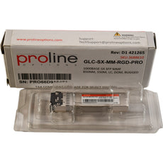 NEW Proline GLC-SX-MM-RGD-PRO 1000BASE-SX SFP Transceiver Industrial