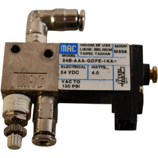 MAC 34B-AAA-GDFE-1KA Solenoid Valve 24VDC 120PSI 3-Way 10mm Poppet