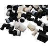 Mixed Lot of Plastic Fittings Straight Threaded Right Angle Various Sizes