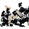 Mixed Lot of Plastic Fittings Straight Threaded Right Angle Various Sizes