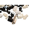 Mixed Lot of Plastic Fittings Straight Threaded Right Angle Various Sizes
