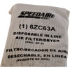 Pack of 2 NEW Speedaire 6ZC63A Disposable In-Line Air Filter Dryer 125 PSI