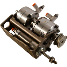 2x SMC CRB2BW20-270S Vane Type Rotary Actuator w/ Biba Cylinder
