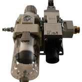 NEW SMC AW40-N02E-Z-B Filter Regulator & VP717Y-5Y01 24V Solenoid