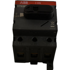 NEW ABB OT63F3 3-Pole 63A 600V Non-Fusible Disconnect Switch