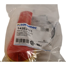 NEW Socomec 142E2111 Pistol Rotary Handle S2 Red/Yellow NEMA 4/4X