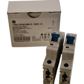 Pack of 2 NEW Allen-Bradley 1492-SPM1B010 1A 277V DIN Rail Breaker Ser D