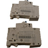 Pack of 2 NEW Allen-Bradley 1492-SPM1B010 1A 277V DIN Rail Breaker Ser D