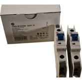 Pack of 2 NEW Allen-Bradley 1489-M1D050 5A DIN Rail Breaker Ser D