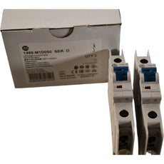 Pack of 2 NEW Allen-Bradley 1489-M1D050 5A DIN Rail Breaker Ser D
