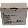 Pack of 2 NEW Allen-Bradley 1492-SPM1B100 10A DIN Rail Breaker