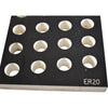 Colletizer ER20 16-Slot Collet Holder CNC Machine Shop Organizer