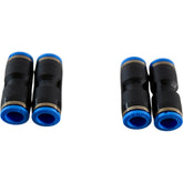 Lot of 4 NEW FESTO QS-8 Push-In Connector 8mm Tube OD Pneumatic Air Fittings