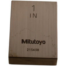 Mitutoyo 215438 1'' Rectangle Gage Block