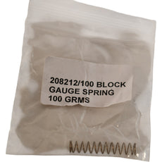 NEW Solartron Metrology Block Gauge Replacement Spring, 100 Grams 208212/100