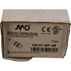 NEW Micro Detectors UK1F-GP-0E Ultrasonic Sensor PNP NO/NC M18 200-2200mm M12