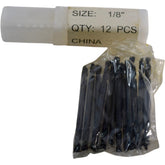 Pack of 12 NEW 1/8'' HSS Drill Bits 2'' OAL