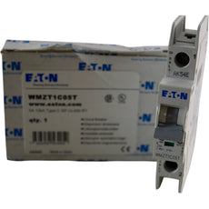 NEW Eaton WMZT1C05T Circuit Breaker 1P 5A C-Curve 10kA DIN Rail
