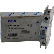 NEW EATON WMZT1DX0 0.5A 10kA Type D 1-Pole DIN Rail Circuit Breaker 277V AC