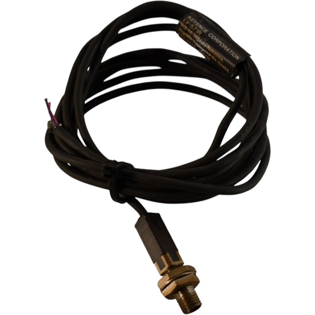 Keyence LV-S71R Compact Laser Sensor Head Receiver Thrubeam – VB ...