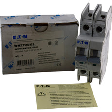 NEW EATON WMZT2DX1 1.5A 2P 10kA Type D DIN Rail Circuit Breaker 480/277V AC