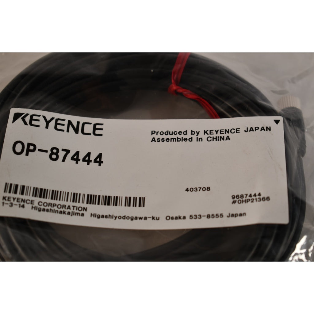 NEW Keyence OP-87444 Panel Monitor Power Cable M8 4-Pin 5M IX/IV – VB ...