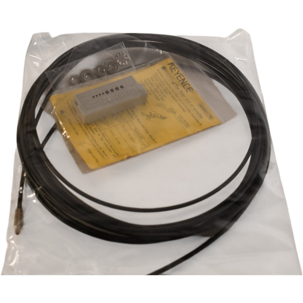 NEW Keyence FU-77 Fiber Optic Sensor Fiber Unit Thrubeam M4 ToughFlex ...