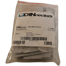 Lot of 25 NEW Automation Direct DN-QEC12-2-2 Terminal Block End Covers