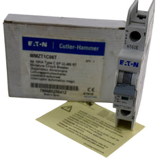 NEW EATON WMZT1C06T Circuit Breaker 6A 1P Type C 10kA DIN Rail 277V AC