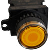 NEW Autonics S2PR-P3YAD 22mm Illuminated Push Button Yellow 12-30V AC/DC