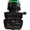 NEW Autonics S2PR-P3G 22/25mm Extended Push Button Head Green