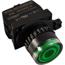 NEW Autonics S2PR-P3G 22/25mm Extended Push Button Head Green