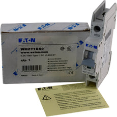 NEW EATON WMZT1DX0 Circuit Breaker 0.5A 1P Type D 10kA DIN Rail 277V AC