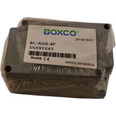 NEW Boxco BC-AGB-4P 4-Pin Terminal Block Box ABS 55x91x43mm IP67