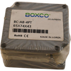 NEW Boxco BC-AB-4PT 4-Pin Terminal Block Box ABS 65x74x43mm IP67