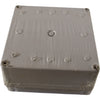 NEW Boxco BC-ATS-151507 ABS Gray Enclosure Clear Screw Cover 150x150x75mm