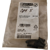 Lot of 5 NEW Phoenix Contact KDT-ST 6 Filler Plugs 6mm 3063950