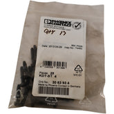 Lot of 17 NEW Phoenix Contact KDT-ST 4 Filler Plugs 4mm 3063934