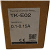 NEW Fuji TK-E02 Thermal Overload Relay 0.1-0.15A