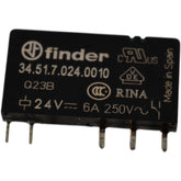 NEW Finder 34.51.7.024.0010 Ultra Slim PCB Relay SPDT 24VDC 6A