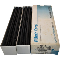 Pack of 100 NEW Altech CTS2.5U-N/BL Terminal Blocks 25A 600V Black