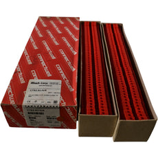 Pack of 100 NEW Altech CTS2.5U-N/R DIN Rail Terminal Blocks 25A 600V Screw Feed-Thru