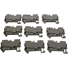 Lot of 9 Used Phoenix Contact ST 4 Terminal Blocks Gray