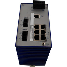 Hirschmann RSB20 8-Port Managed Switch 2 M2M2 Fiber 4 RJ45 Basic L2
