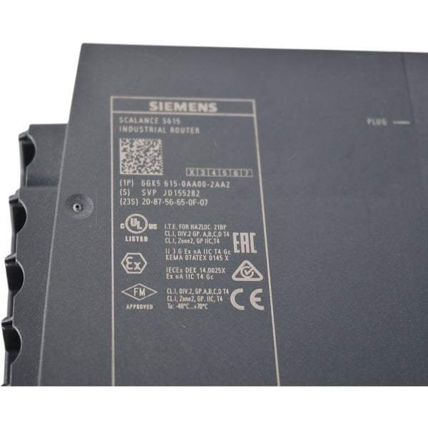 NEW Siemens 6GK5615-0AA00-2AA2 SCALANCE S615 LAN Security Router VPN ...