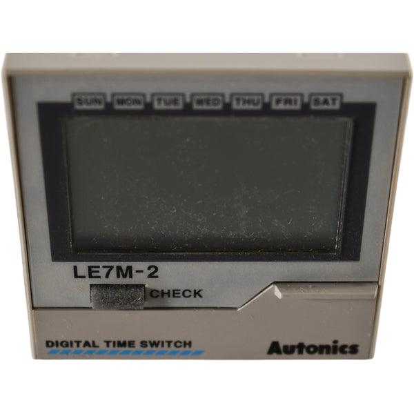 NEW Autonics LE7M-2 Weekly/Yearly Digital Timer 2x 10A SPDT Relay 100 ...