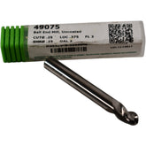 NEW Helical 49075 1/4'' Ball End Mill 3F Uncoated Solid Carbide 40�