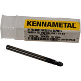 NEW Kennametal H1TE4BN0125R025HA KCPM15 1/8'' 4F Ball End Mill