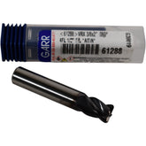 NEW Garr 61288 VRX 3/8'' 4F .060R Carbide End Mill AlTiN Coated